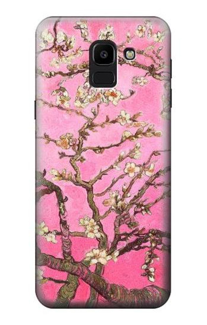 S2449 Pink Blossoming Almond Tree Van Gogh Case For Samsung Galaxy J6 (2018)