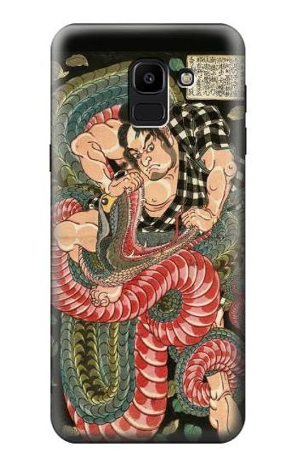 S2469 108 Heroes of Suikoden Saginoike Heikuro Case For Samsung Galaxy J6 (2018)