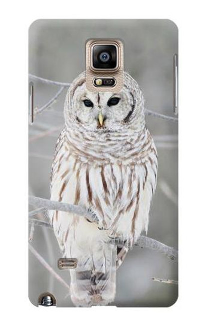 S1566 Snowy Owl White Owl Case For Samsung Galaxy Note 4