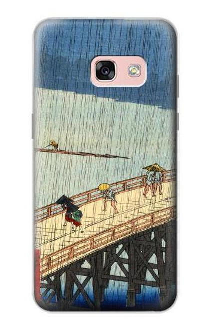 S3347 Utagawa Hiroshige Sudden shower Case For Samsung Galaxy A3 (2017)