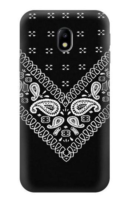 S3363 Bandana Black Pattern Case For Samsung Galaxy J3 (2017) EU Version