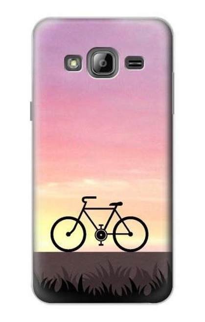 S3252 Bicycle Sunset Case For Samsung Galaxy J3 (2016)