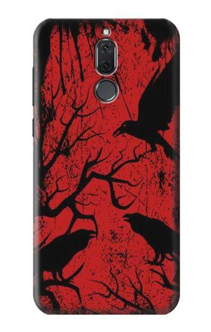 S3325 Crow Black Blood Tree Case For Huawei Mate 10 Lite