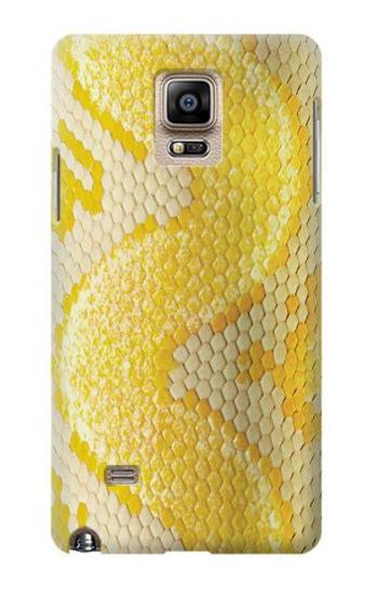 S2713 Yellow Snake Skin Graphic Printed Case For Samsung Galaxy Note 4