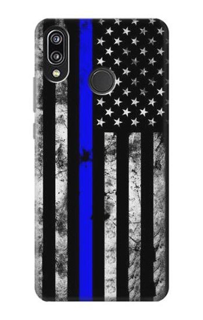 S3244 Thin Blue Line USA Case For Huawei P20 Lite