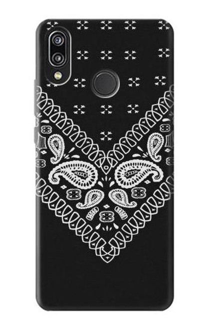 S3363 Bandana Black Pattern Case For Huawei P20 Lite