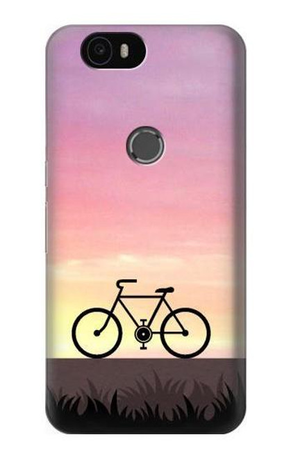 S3252 Bicycle Sunset Case For Huawei Nexus 6P
