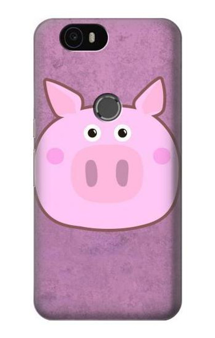 S3269 Pig Cartoon Case For Huawei Nexus 6P