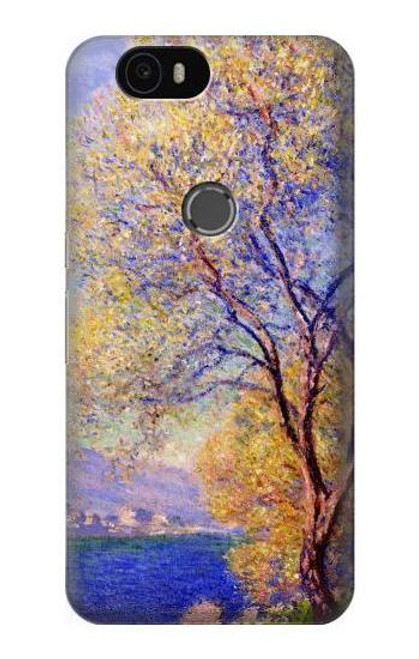 S3339 Claude Monet Antibes Seen from the Salis Gardens Case For Huawei Nexus 6P