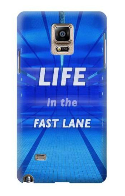 S3136 Life in the Fast Lane Swimming Pool Case For Samsung Galaxy Note 4