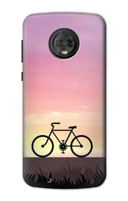 S3252 Bicycle Sunset Case For Motorola Moto G6