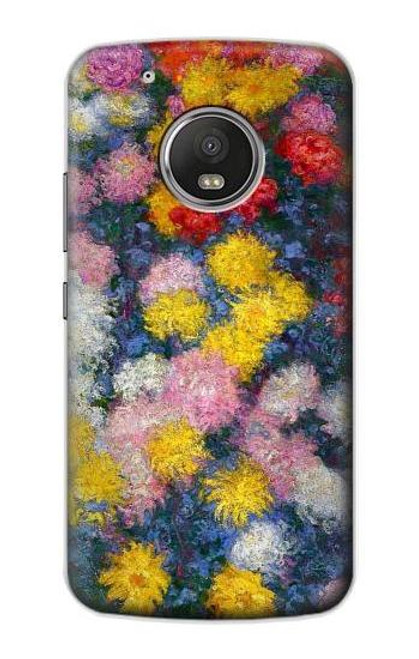S3342 Claude Monet Chrysanthemums Case For Motorola Moto G5 Plus