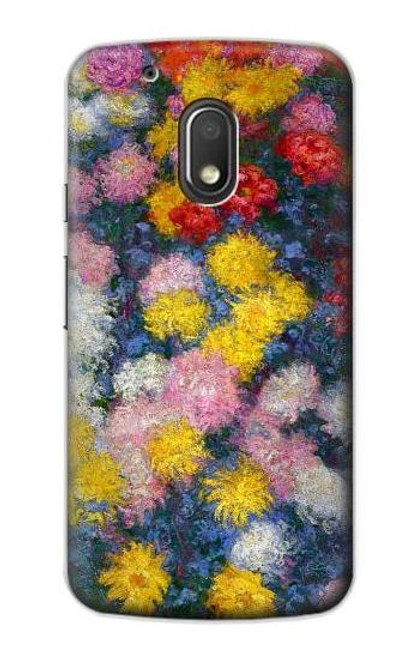 S3342 Claude Monet Chrysanthemums Case For Motorola Moto G4 Play