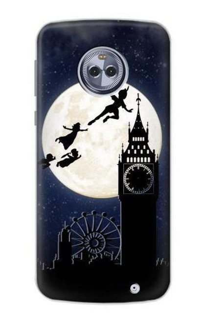 S3249 Peter Pan Fly Full Moon Night Case For Motorola Moto X4