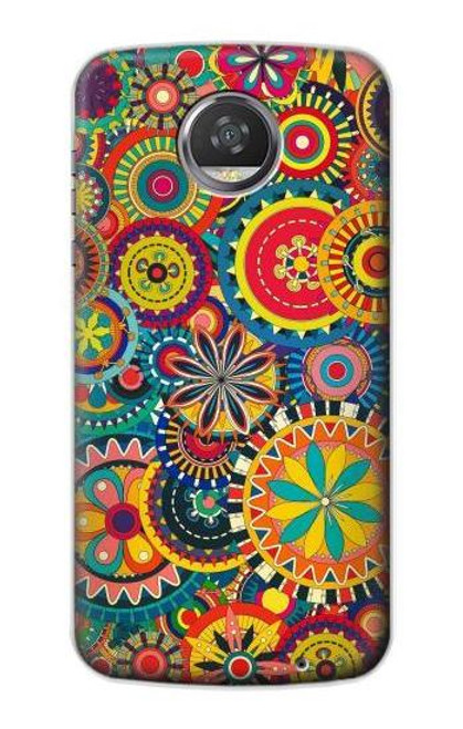 S3272 Colorful Pattern Case For Motorola Moto Z2 Play, Z2 Force