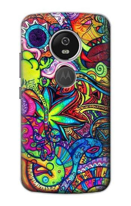 S3255 Colorful Art Pattern Case For Motorola Moto E5 Plus