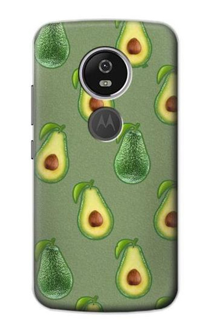 S3285 Avocado Fruit Pattern Case For Motorola Moto E5 Plus