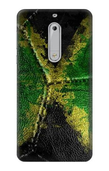 S3319 Jamaica Flag Vintage Football Graphic Case For Nokia 5