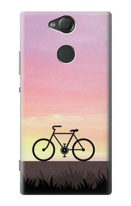 S3252 Bicycle Sunset Case For Sony Xperia XA2