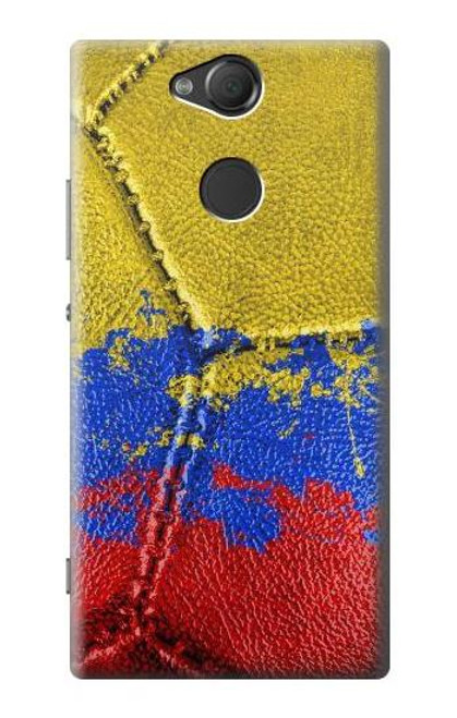 S3306 Colombia Flag Vintage Football Graphic Case For Sony Xperia XA2