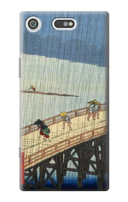 S3347 Utagawa Hiroshige Sudden shower Case For Sony Xperia XZ1