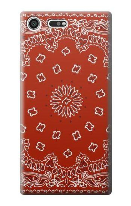 S3355 Bandana Red Pattern Case For Sony Xperia XZ Premium