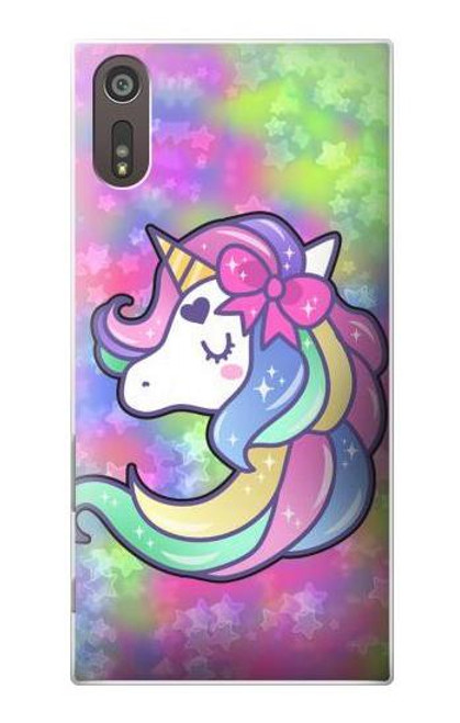 S3264 Pastel Unicorn Case For Sony Xperia XZ