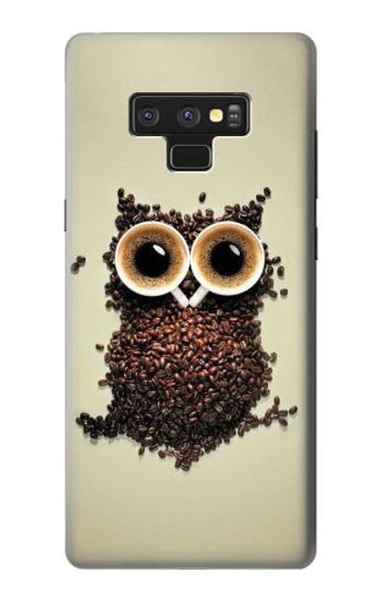 S0360 Coffee Owl Case For Note 9 Samsung Galaxy Note9