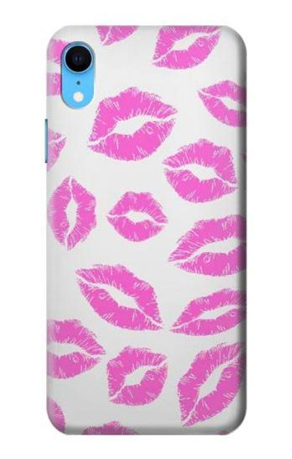 S2214 Pink Lips Kisses Case For iPhone XR