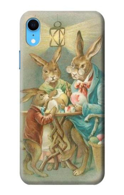 S3164 Easter Rabbit Family Case For iPhone XR