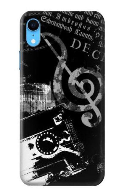 S3197 Music Cassette Note Case For iPhone XR