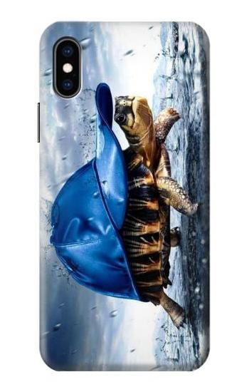 S0084 Turtle in the Rain Case For iPhone X, iPhone XS