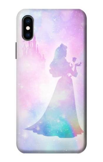 S2992 Princess Pastel Silhouette Case For iPhone X, iPhone XS