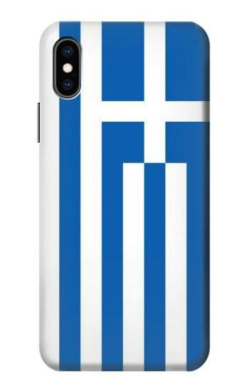 S3102 Flag of Greece Case For iPhone X, iPhone XS
