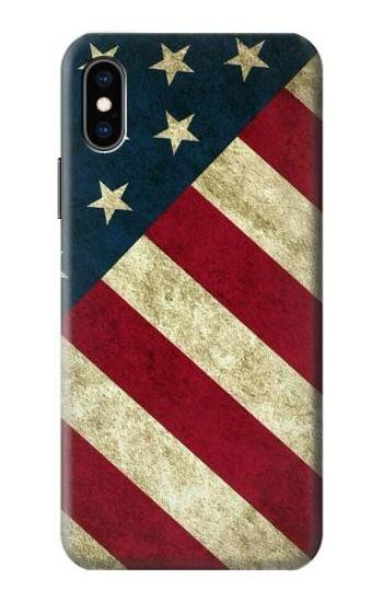 S3295 US National Flag Case For iPhone X, iPhone XS