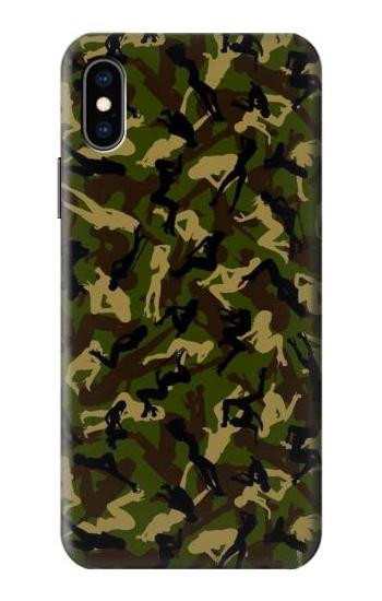 S3356 Sexy Girls Camo Camouflage Case For iPhone X, iPhone XS