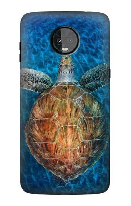 S1249 Blue Sea Turtle Case For Motorola Moto Z3, Z3 Play