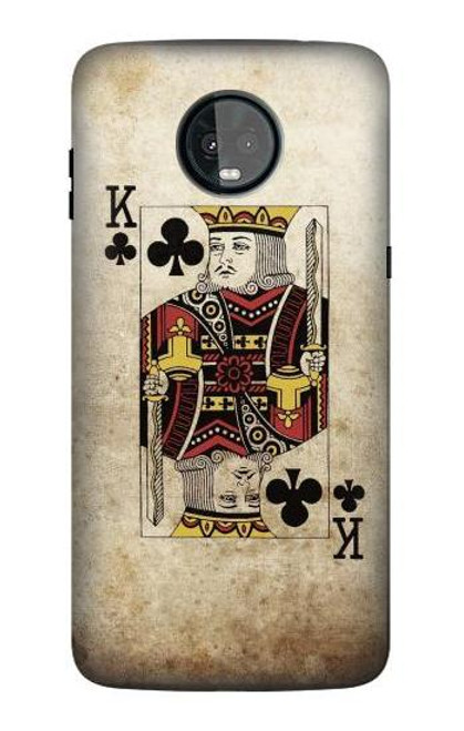 S2528 Poker King Card Case For Motorola Moto Z3, Z3 Play