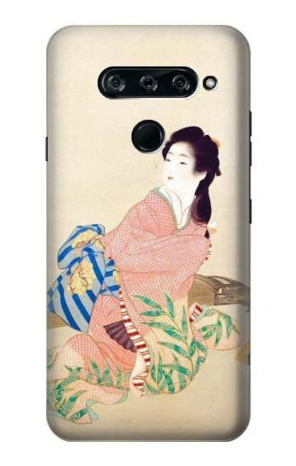 S0889 Japan Art Kimono Case For LG V40, LG V40 ThinQ