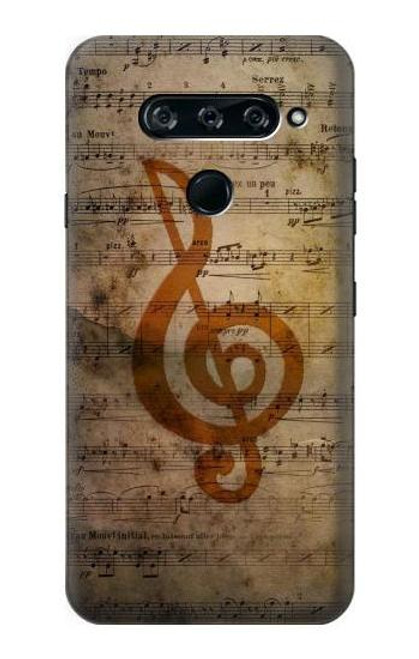 S2368 Sheet Music Notes Case For LG V40, LG V40 ThinQ