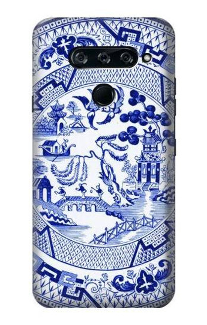 S2768 Willow Pattern Graphic Case For LG V40, LG V40 ThinQ