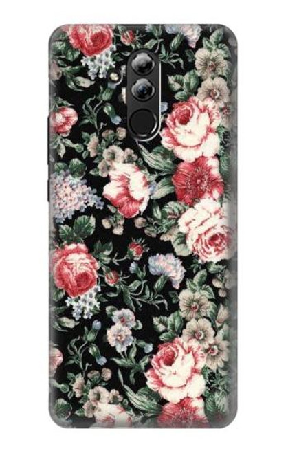 S2727 Vintage Rose Pattern Case For Huawei Mate 20 lite