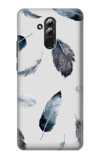 S3085 Feather Paint Pattern Case For Huawei Mate 20 lite