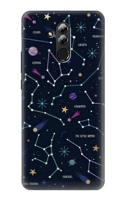 S3220 Star Map Zodiac Constellations Case For Huawei Mate 20 lite