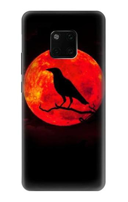 S3328 Crow Red Moon Case For Huawei Mate 20 Pro