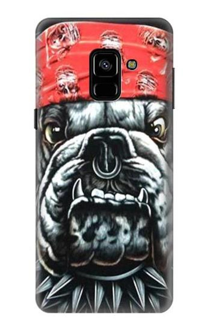 S0100 Bulldog American Football Case For Samsung Galaxy A8 (2018)