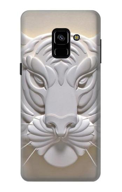 S0574 Tiger Carving Case For Samsung Galaxy A8 (2018)