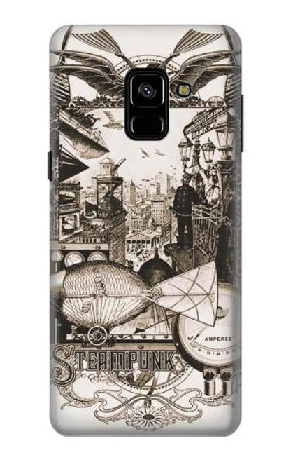 S1681 Steampunk Drawing Case For Samsung Galaxy A8 (2018)
