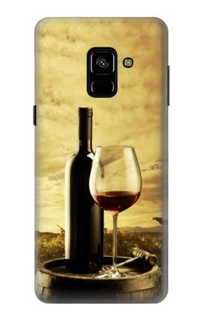 S2042 A Grape Vineyard Grapes Bottle Red Wine Case For Samsung Galaxy A8 (2018)