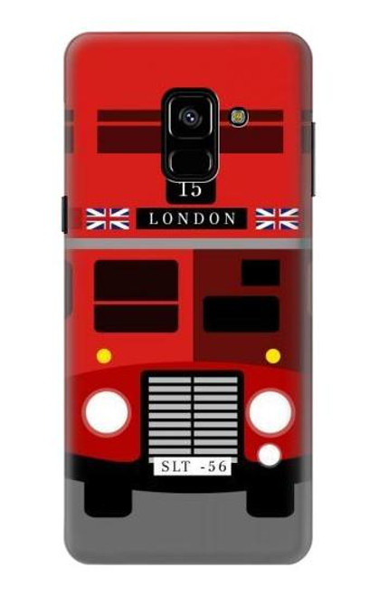 S2058 England British Double Decker Bus Case For Samsung Galaxy A8 (2018)